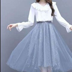 很仙的法式小众连衣裙秋装2020新款超仙甜美仙女两件套装裙女春秋