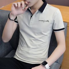衫夏季短袖t恤男士韩版潮流男装polo衫潮流翻领半袖学生上衣服衬